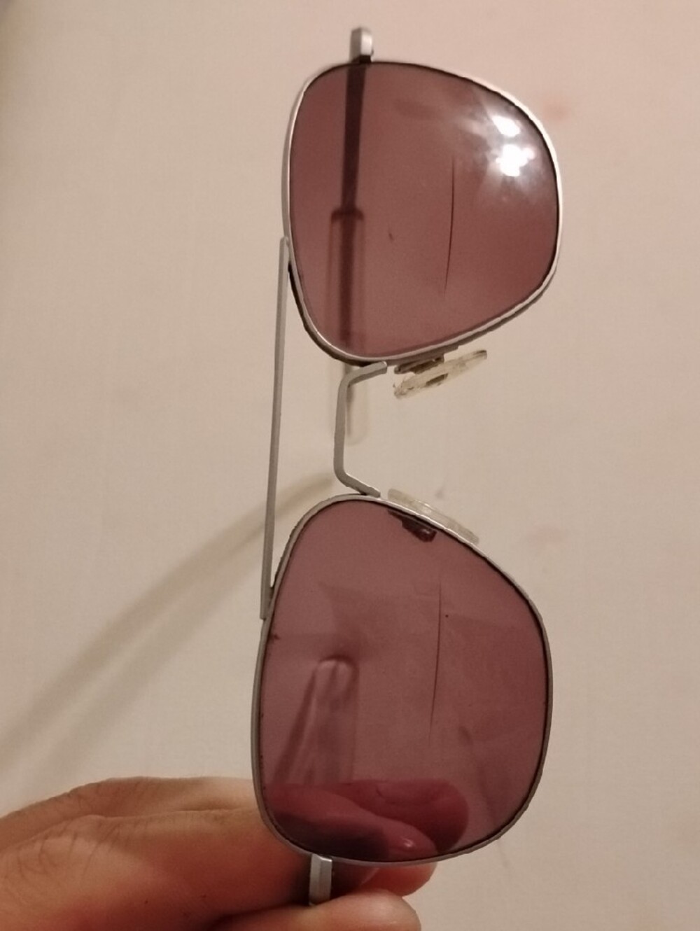 Randolph Aviator Af4520 5 1/2 Chrome Military Grade Air Force Sunglasses - Picture 2 of 6
